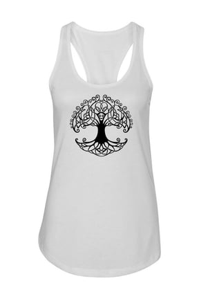 Celtic Tree Of Life Design . Tank Women -Image by Shutterstock, Female XX-Large