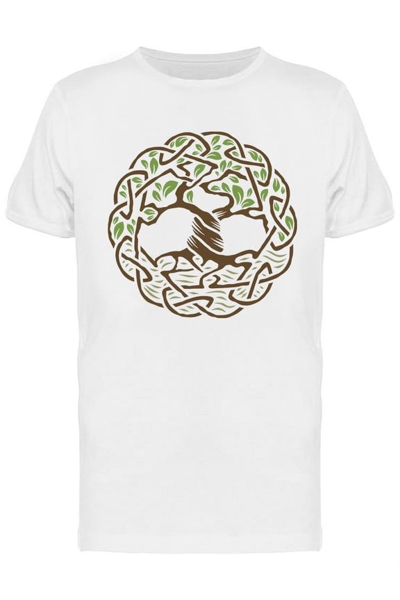 Celtic Tree Of Life Graphic T-Shirt Men -Image by Shutterstock, Male Small