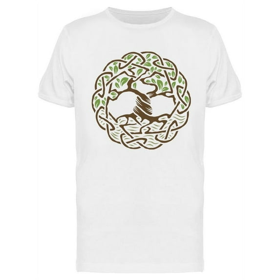 Celtic Tree Of Life Graphic T-Shirt Men -Image by Shutterstock, Male x-Large