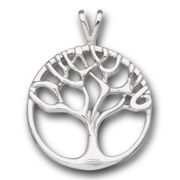 Celtic Tree Of Life Pendant Family Love Filigree Branches Charm Gray Jewelry Female Unisex