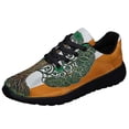 thumbnail image 1 of Celtic Tree of Life Irish St Patrick's Day Shoes Sneakers Black Size 5, 1 of 7