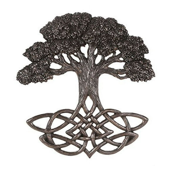 Celtic Tree of Life Knotwork Decorative Wall Plaque 13 Inch Tall