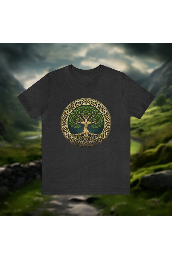 Celtic Tree of Life Tee Design: Symbolic Nature Shirt for Celtic Lovers