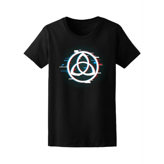 Celtic Triangle In Glitch T-Shirt Men -Image by Shutterstock, Male 3X-Large
