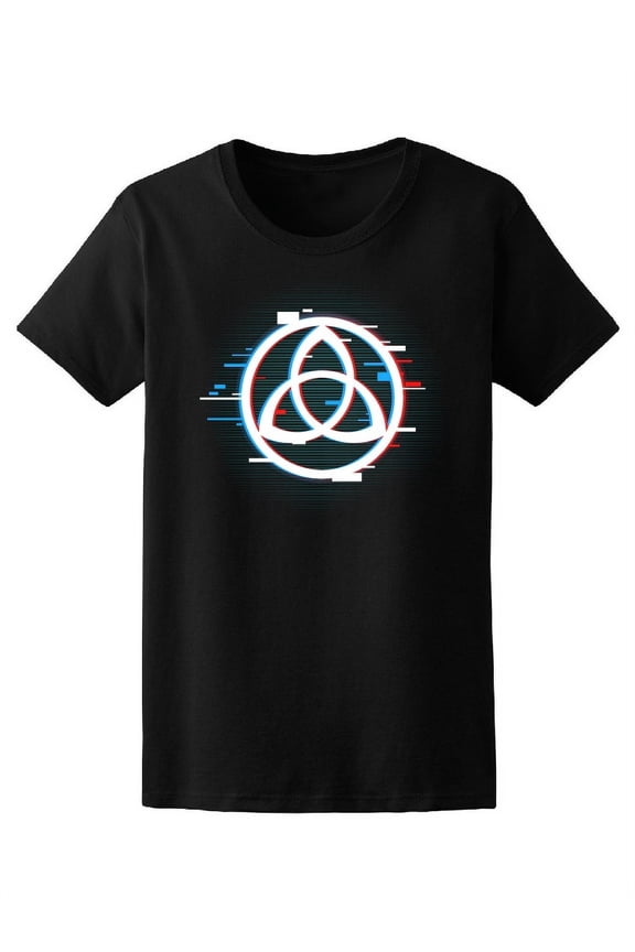 Celtic Triangle In Glitch T-Shirt Men -Image by Shutterstock, Male 3X-Large