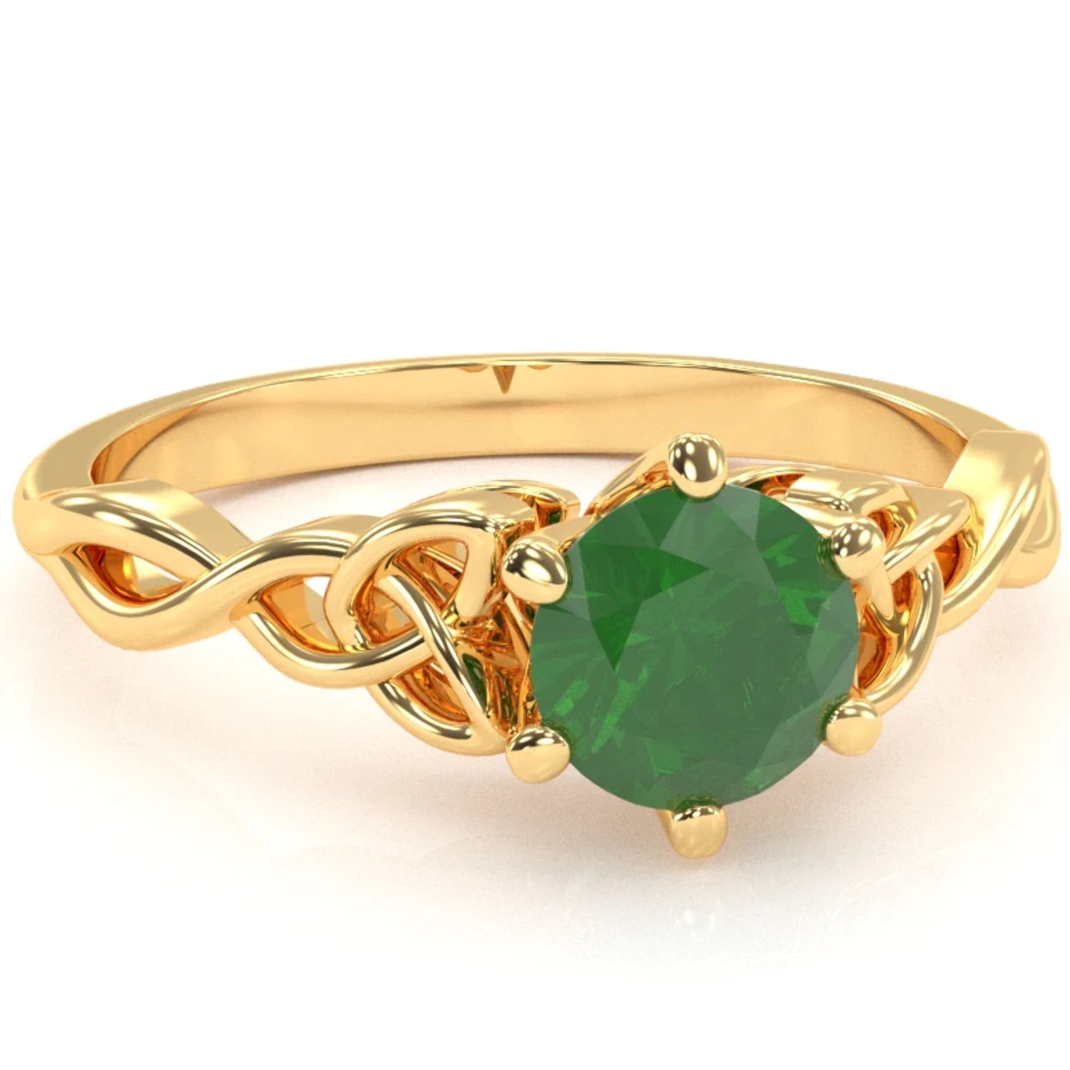 Buy Mens Gold Engagement Ring, Mens Celtic Statement Ring, Emerald Gold Ring,  Emerald Celtic Ring, Celtic Wedding Ring, Emerald Engagement, 1531 Online  in India - Etsy