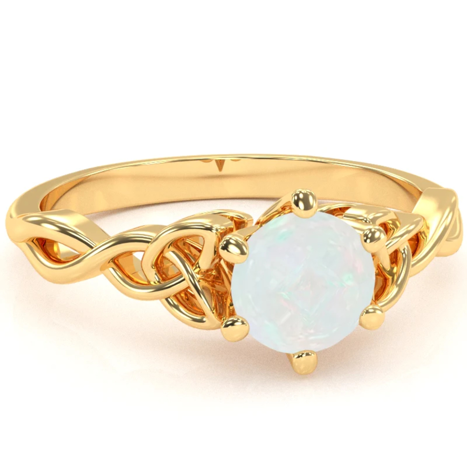 Celtic opal engagement rings deals
