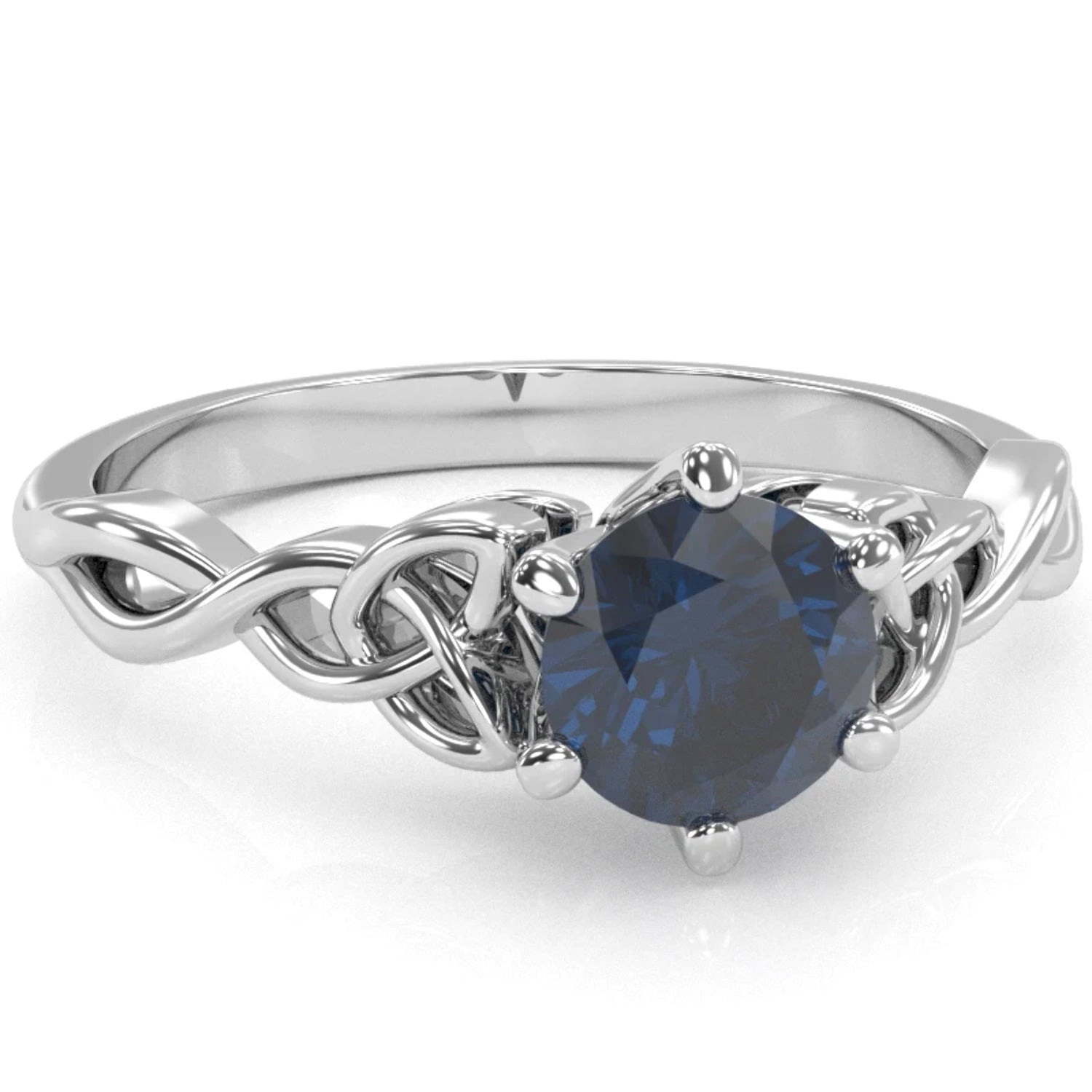 Celtic knot deals sapphire ring