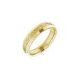 thumbnail image 1 of Celtic wedding ring Rounded Textured Band 925 Sterling Silver 18k Gold Vermeil Band Half Round Band Mens Womens Wedding Band Bridal Rings (6 1/2 US), 1 of 4