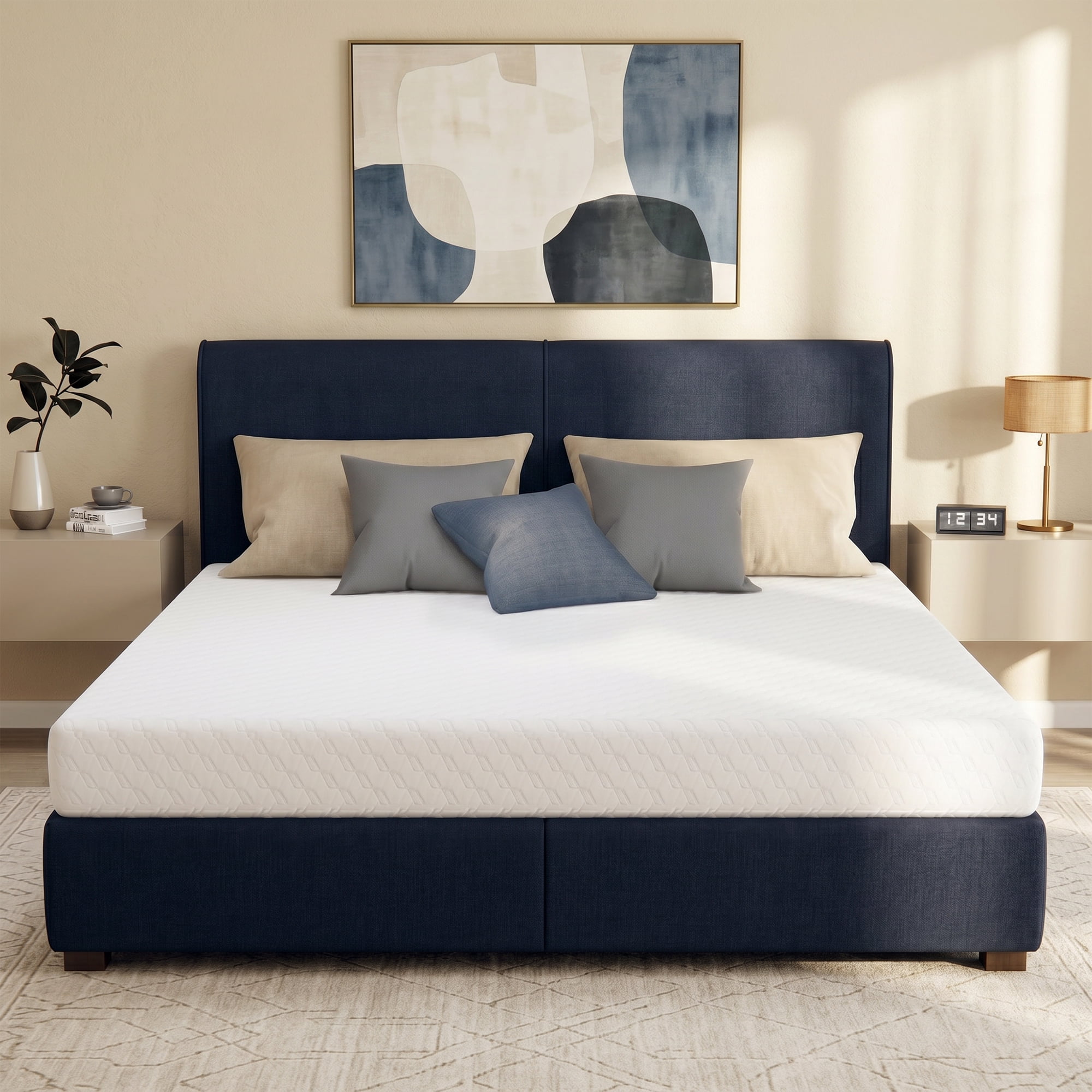 CELTOSS 8 Twin Memory Foam Mattress, Cooling Gel, Medium Firm Support, Breathable Cover, Mattress in a Box