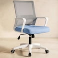 thumbnail image 1 of CELTOSS Office Chair, Wide Seat with Ergonomic Lumbar Support, Adjustable Height, Home Office Computer Desk Chair, Blue, 1 of 13