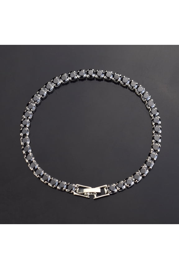 4Mm Micro-Inlaid Zircon Tennis Bracelet For Women New Men Bracelet Jewelry Accessories