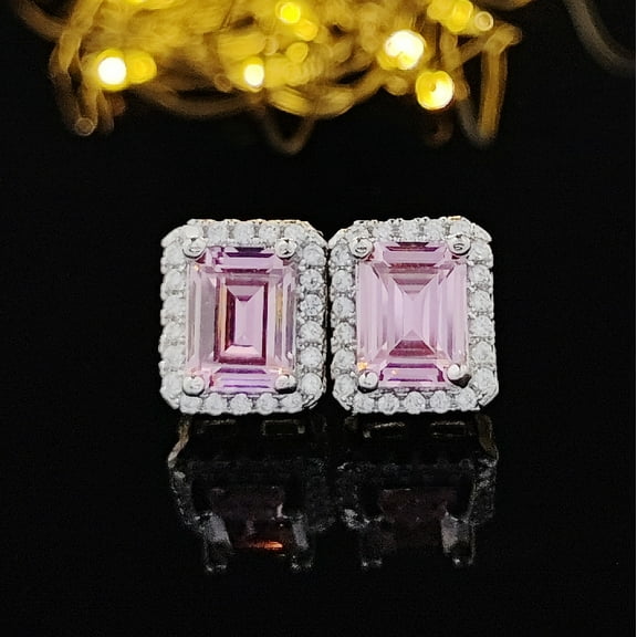 Celvieroot Sparkling 925 Sterling Silver Birthstone Stud Earrings for Women