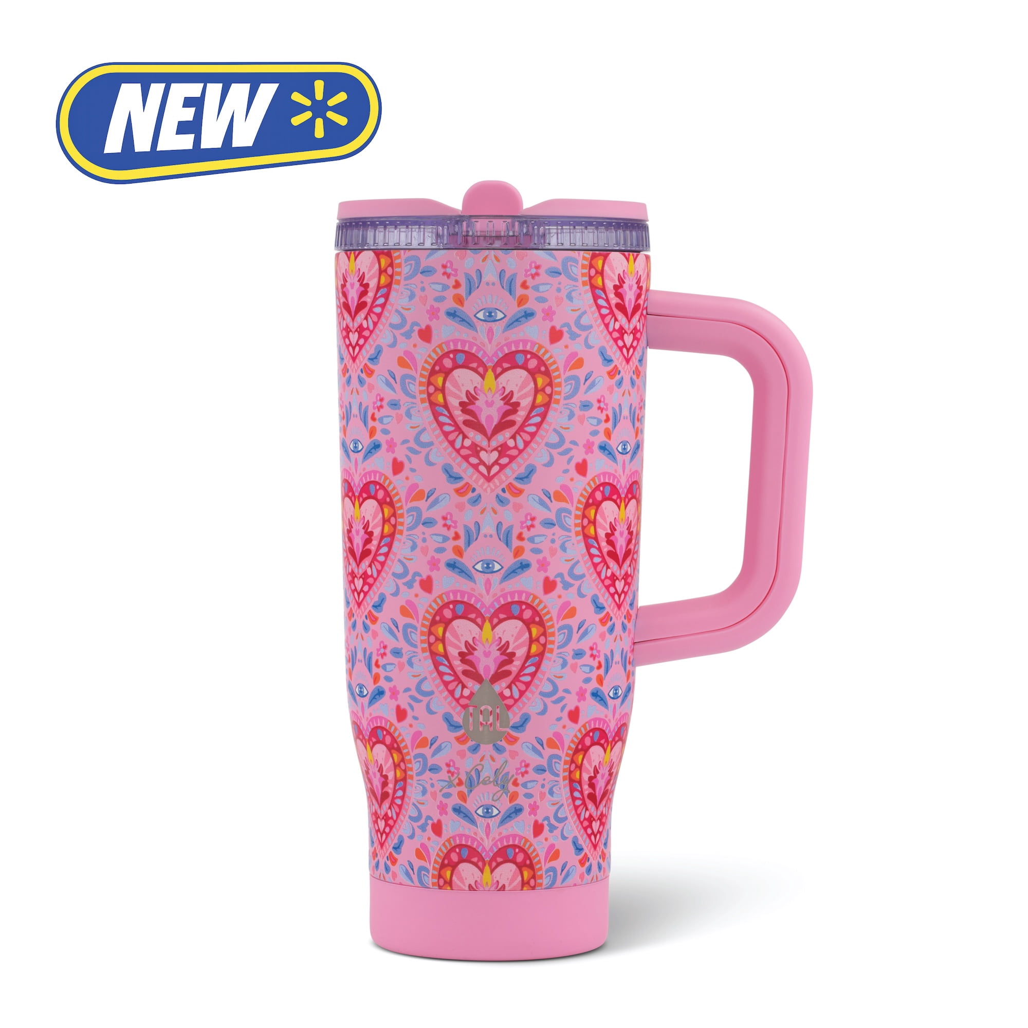 Cely x TAL 32oz Stainless Steel Skye Tumbler with Handle and Fip