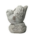 thumbnail image 1 of Cement Bird Figurine in Upright Position with Hollow Base, Small, Gray- Saltoro Sherpi, 1 of 5