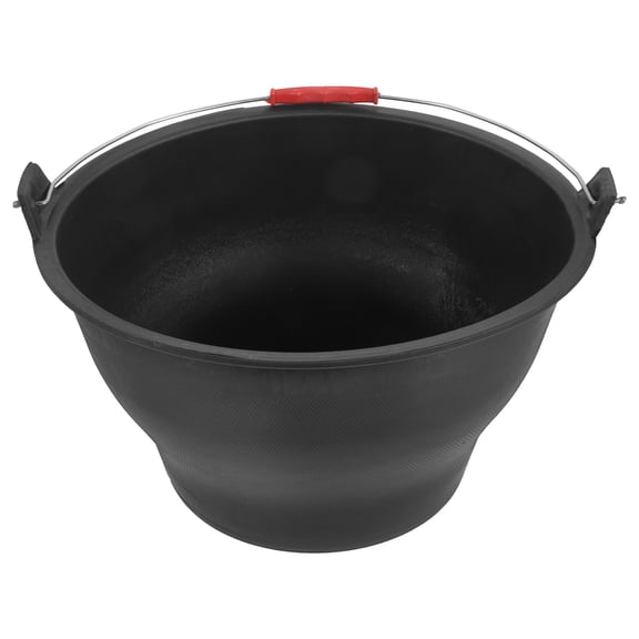 BEADCEST Black Multi Functional Storage Bucket for Construction Site Gardening and Outdoor Use