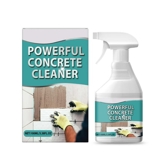 Cement Cleaner Spray,Powerful Wall,Floor and Concrete Residue Remover,Industrial and Household Use,Dissolves Mortar,Grime and Construction Debris,Safe for Metal,Glass and Masonry Surfaces-multicolor