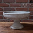 thumbnail image 1 of Rion Gray Cement Compote Bowl on Stand, 1 of 4