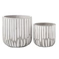thumbnail image 1 of Cement Round Pot Washed Concrete Finish Gray-6.50"H -51, 1 of 1