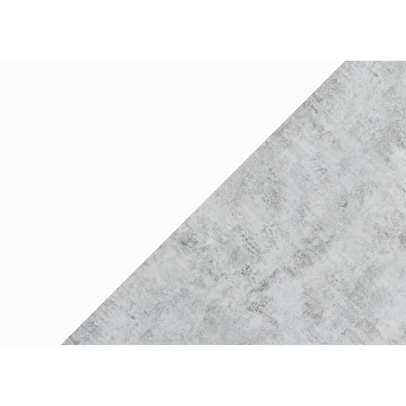 Cement - look Surface & Angular Base - Versatile Entryway Table for Storing Books and Wine