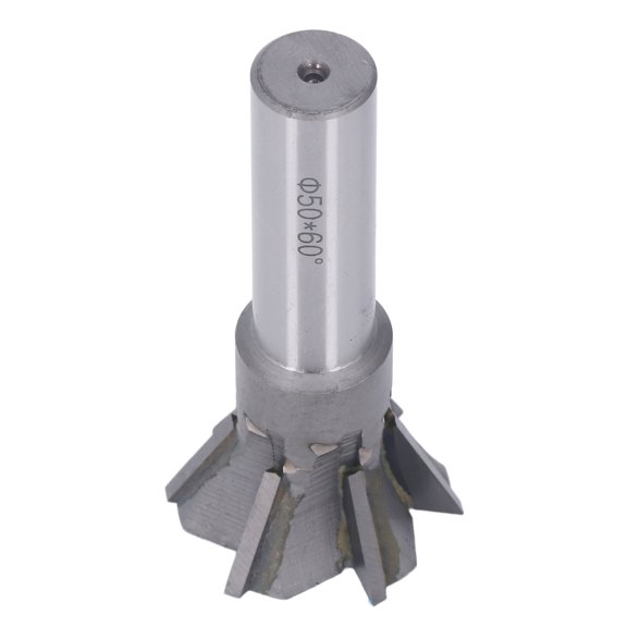 Cemented Carbide Dovetail Cutter, 50mm / 2in Diameter, 6-Blade Milling Tool for Stainless Steel, Carbon Steel, and Cast Iron