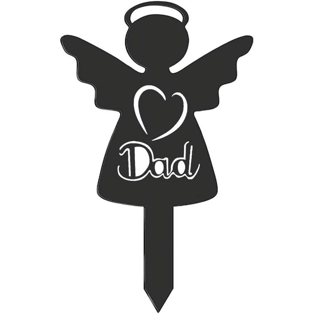 Cemetery Angel Memorial Angel Stake Metal Angel Shape Garden Stake
