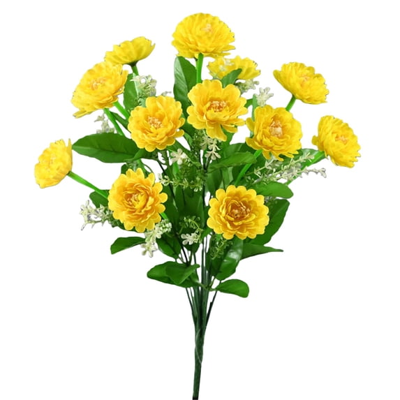 Cemetery Flowers for Grave Artificial Rose Durable Bouquet Arrangement with Vase Silk Memorial Flowers for Christmas Memorial Day UV Resistant Artificial Outdoor Flowers