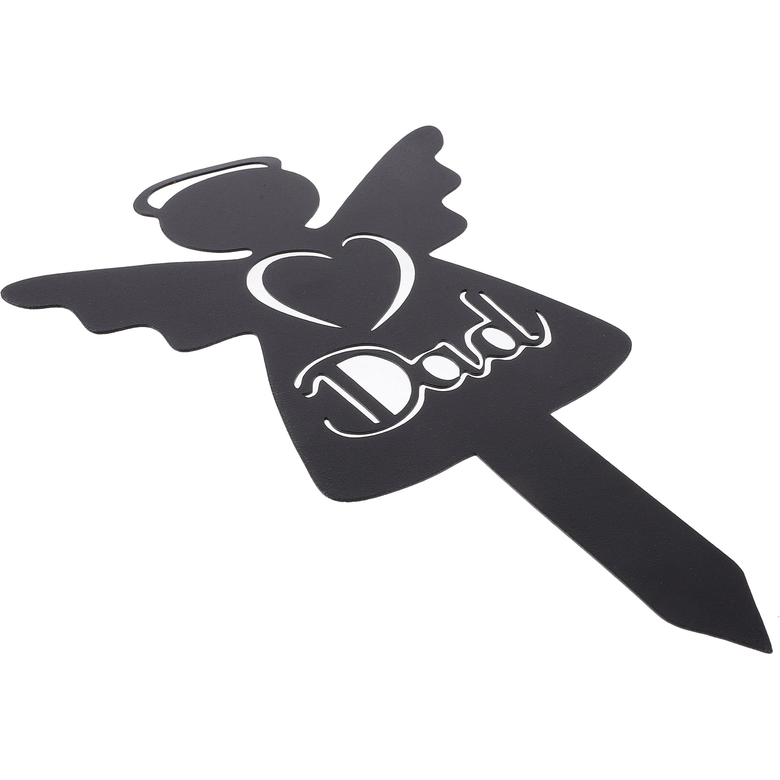 Cemetery Ironwork Decor Metal Angel Yard Stake Grave Blankets for