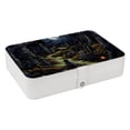 thumbnail image 1 of Cemetery Jewelry Boxes PU Leather Necklace Holder Travel Organizer with Removable Compartment Portable, 1 of 6