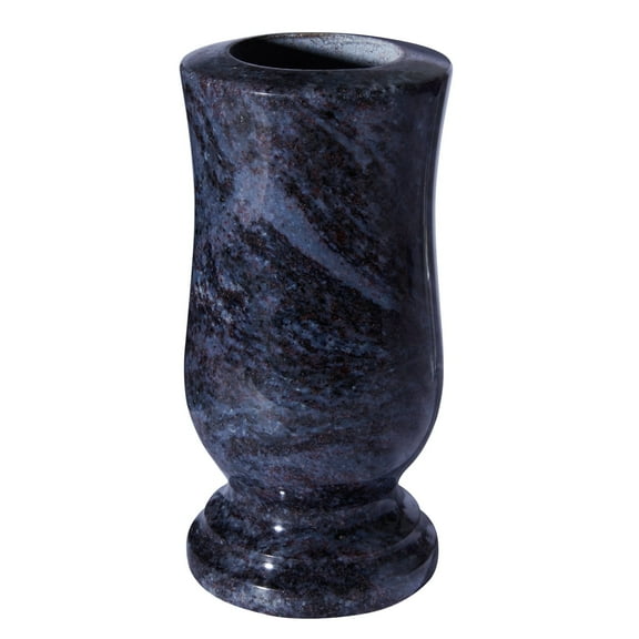 CasaWorks Cemetery Vase for Grave Decoration,Heavy Granite Heavy Headstone Flower Holder