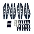 thumbnail image 1 of Cen Racing CEGCKD0380 KAOS Suspension Linkage Set for F250 Chassis, Black Anodized, 1 of 3