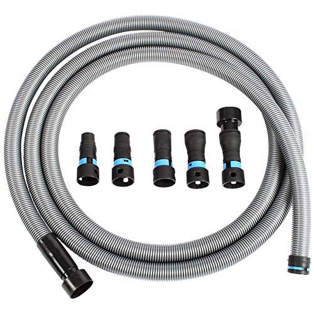 20 Ft. Silver Hose with Multi-Brand Power Tool Adapter Set