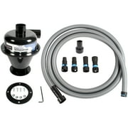 Cen-Tec Systems 96524 Quick Click Dust Separator and 16 Ft. Hose for Home and Shop Vacuums with Expanded Multi-Brand Power Tool Adapter Set, Black