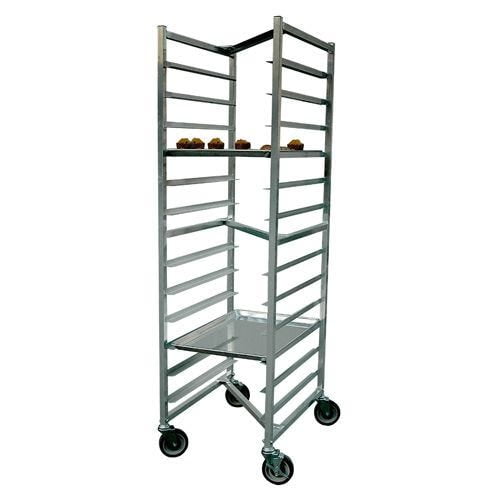 CenPro 12 Pan End Load Nesting Aluminum Bakery Pan Rack Fully Welded