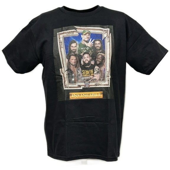 Cena Reigns Rollins Invincible Framed Boys Kids T-shirt