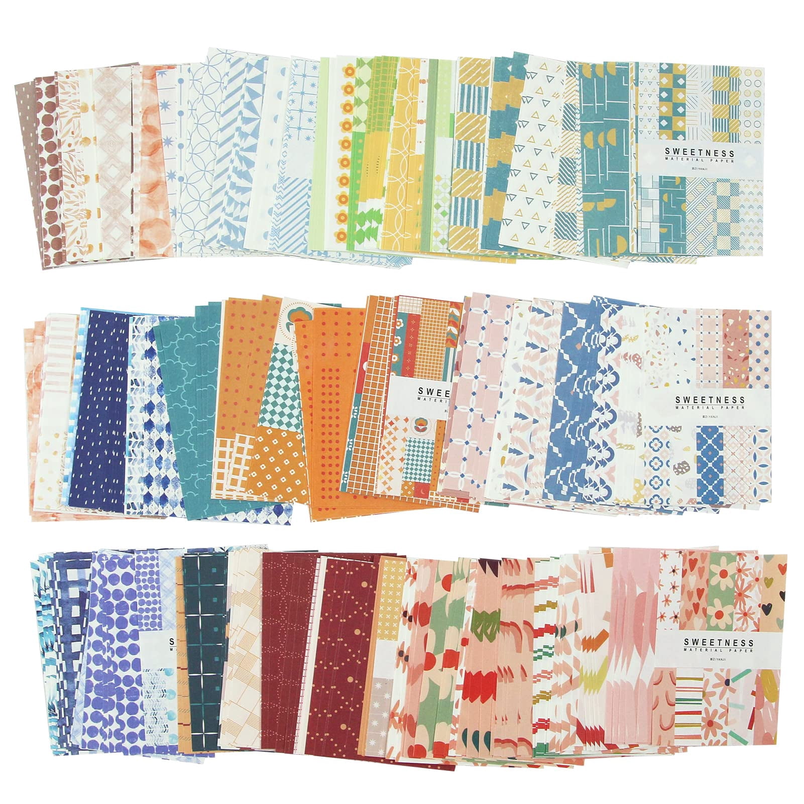 Cenbee 450 Sheets Vintage SSF20 Scrapbook Paper Supplies Aesthetic