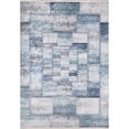 thumbnail image 1 of Cengdu Blue Patchwork Polyester Area Rugs for Living Room Washable Rugs Boho Moroccan Area Rug Soft Geometric Bohemian Distressed Indoor Rug for Bedroom Dining Room Office Foldable Nonslip Rug, 1 of 9