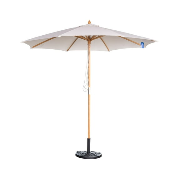 Cenote 9-ft Octagon Market Umbrella - Champagne - Breez-Tex Canopy