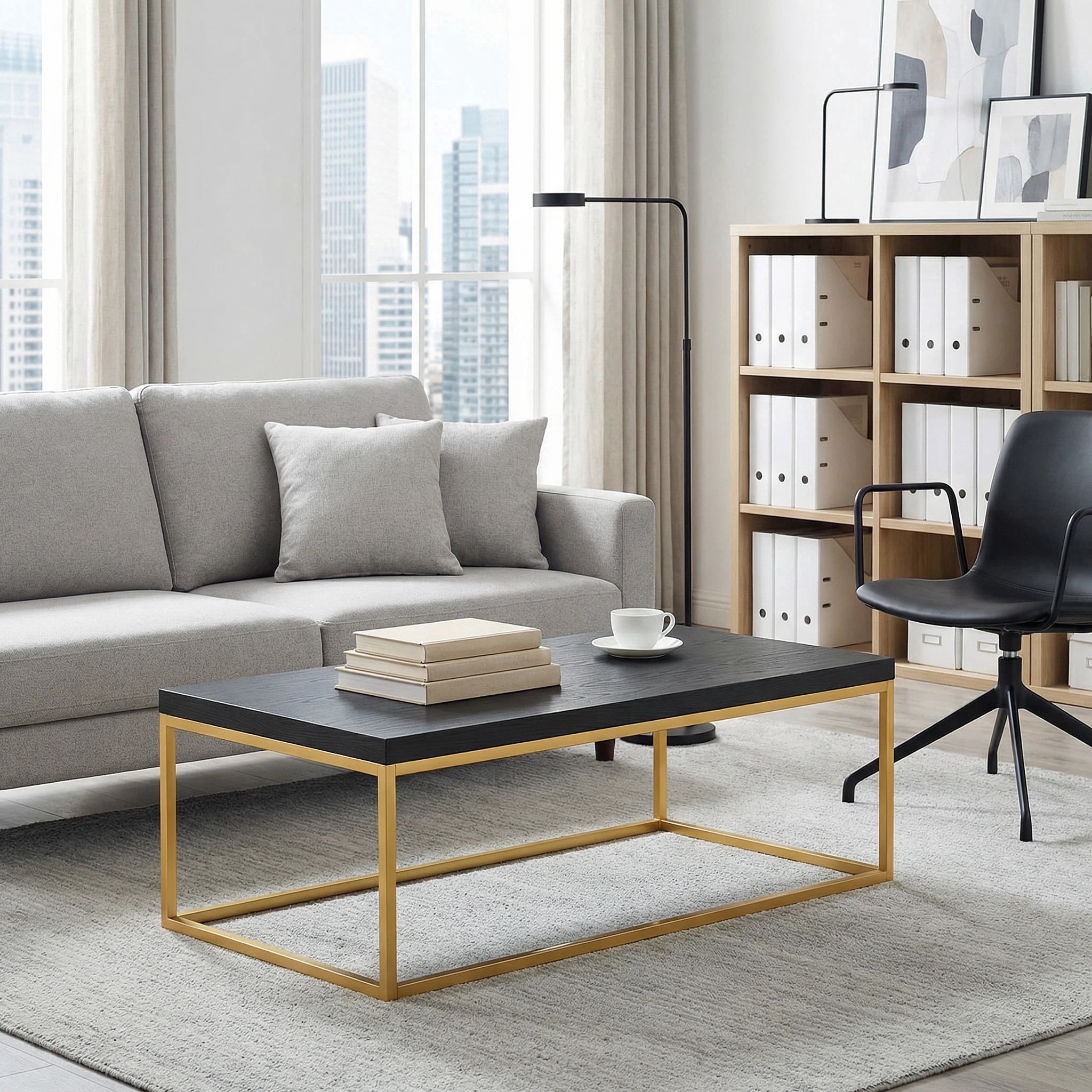 Censi 47-Inch Coffee Table for Living...