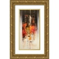 thumbnail image 1 of Censini 11x18 Gold Ornate Wood Framed with Double Matting Museum Art Print Titled - Sinfonia in rosso, 1 of 4