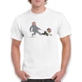 thumbnail image 1 of Censorship By The Leash T-Shirt Men -Wilfred Hildonen Designs, Male x-Large, 1 of 4