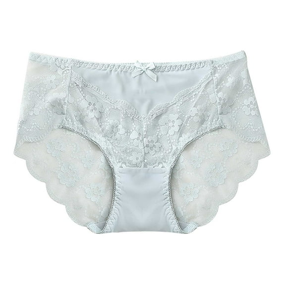 Censtreet 1 Pcs Seamless Underwear for Women No Show Ice Silk Bikini Breathable Hipster Wavy Sides Invisibles Panties