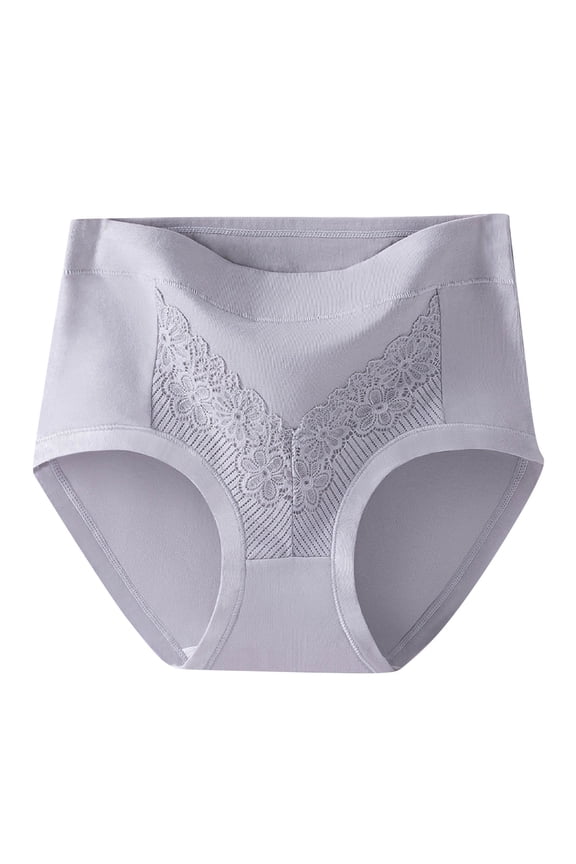 1 Pcs Women's Cotton High Waisted Underwear Stretch Panties Full Coverage Postpartum Soft Briefs Breathable