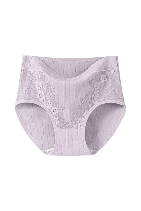 1 Pcs Women's High Waisted Underwear, Tummy Control high cut Panties Full Coverage Postpartum Briefs underwear