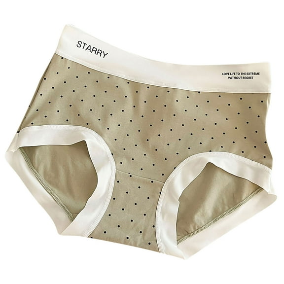 Censtreet 1 Pcs Womens Underwear Cotton Tummy Control High Waisted Underwear Soft Breathable Full Coverage Panties