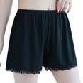thumbnail image 1 of Censtreet 2 Pcs Womens Slip Shorts Lace Trim Pettipants Bloomers Split Skirt Culottes Half Slips Under Dresses Shorts for Women, 1 of 4