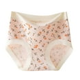 thumbnail image 1 of Censtreet 3 Pcs Womens Underwear Cotton Tummy Control High Waisted Underwear Soft Breathable Full Coverage Panties, 1 of 8