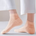 thumbnail image 1 of Censtreet 5PCS Ankle Socks Women's Thin Athletic Running Cotton Low Cut No Show Socks, 1 of 5