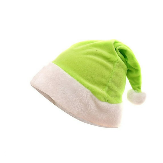 Censtreet Christmas Hat, Santa Hat Holiday for Adults Unisex Comfort Extra Thicken Fur Xmas Hat for New Year Festive Party