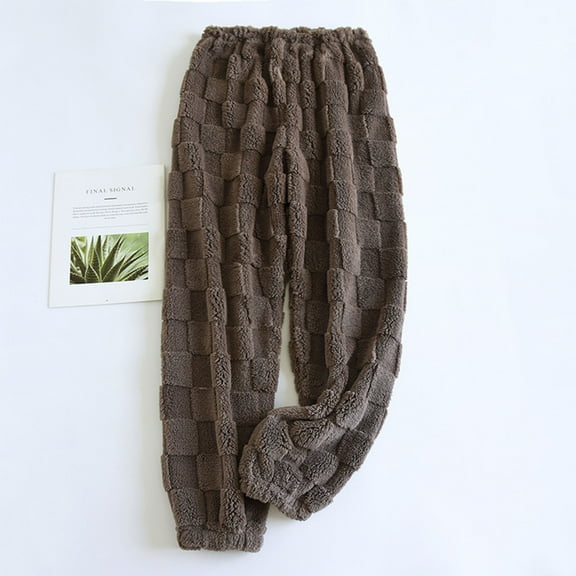 Censtreet Christmas Pajama Pants for Women Fuzzy Pack Fleece Pj Bottoms Soft Elastic Waist Lounge